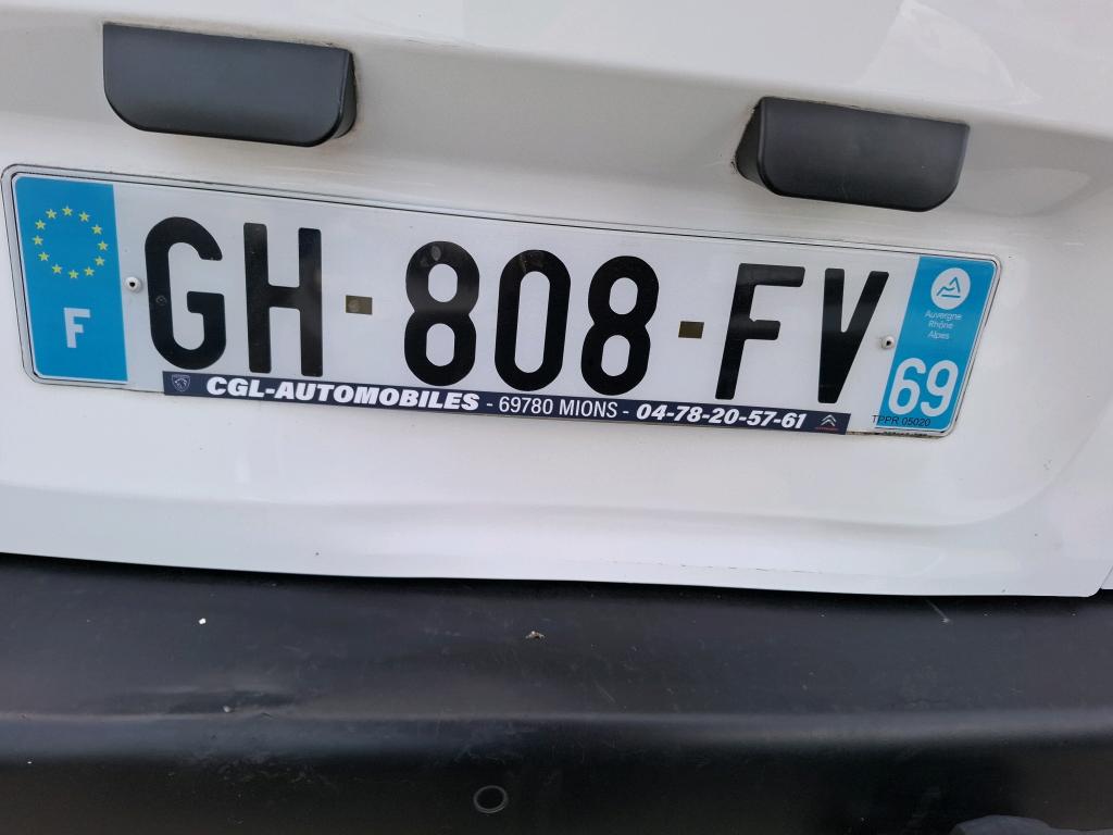 Peugeot PARTNER FOURGON STANDARD 1000 KG BLUEHDI 100 S&S BVM6 PREMIUM 2022