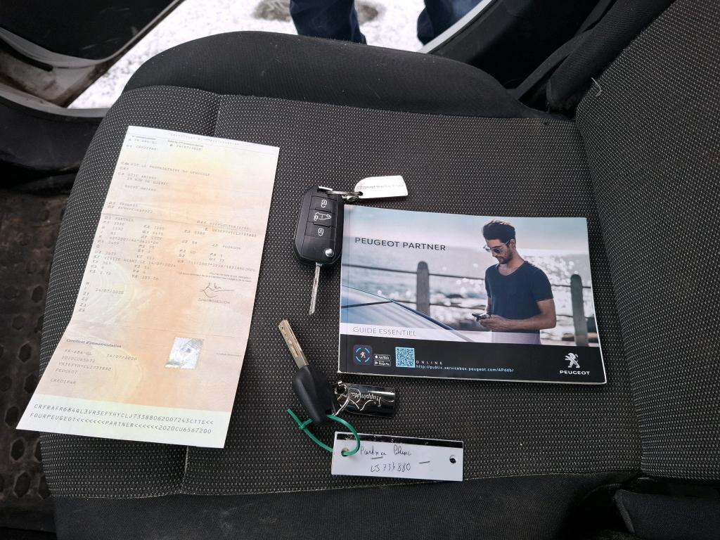 Peugeot PARTNER CA BLUEHDI 100 S&S BVM5 2020