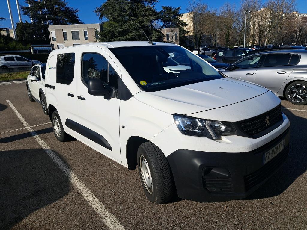 Peugeot PARTNER FOURGON STANDARD 650 KG BLUEHDI 100 S&S BVM5 ASPHALT 2021