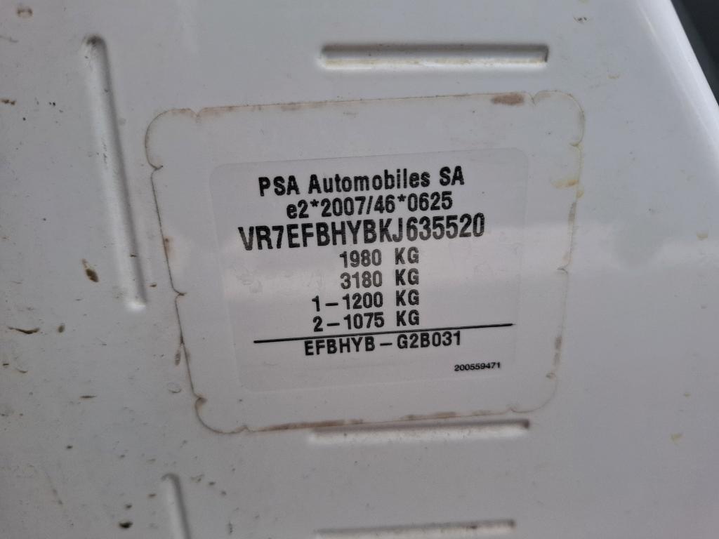 Citroen BERLINGO VAN M 650 BLUEHDI 100 S&S CLUB 2019