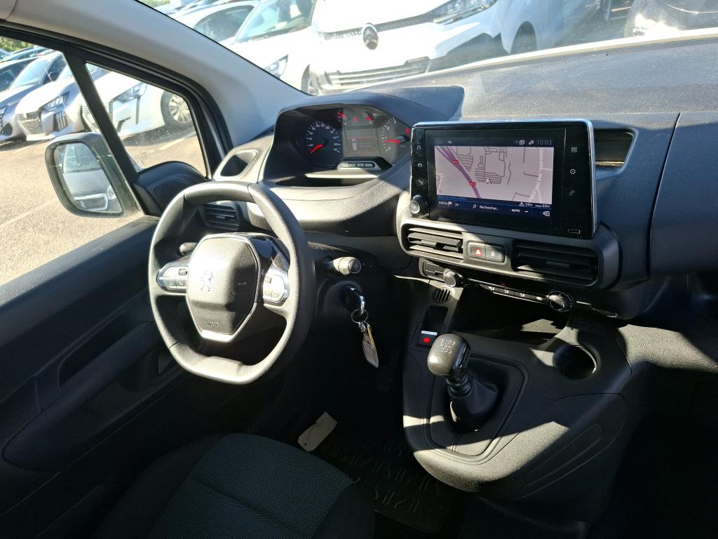 Peugeot PARTNER FOURGON STANDARD 650 KG BLUEHDI 100 S&S BVM6 ASPHALT 2021
