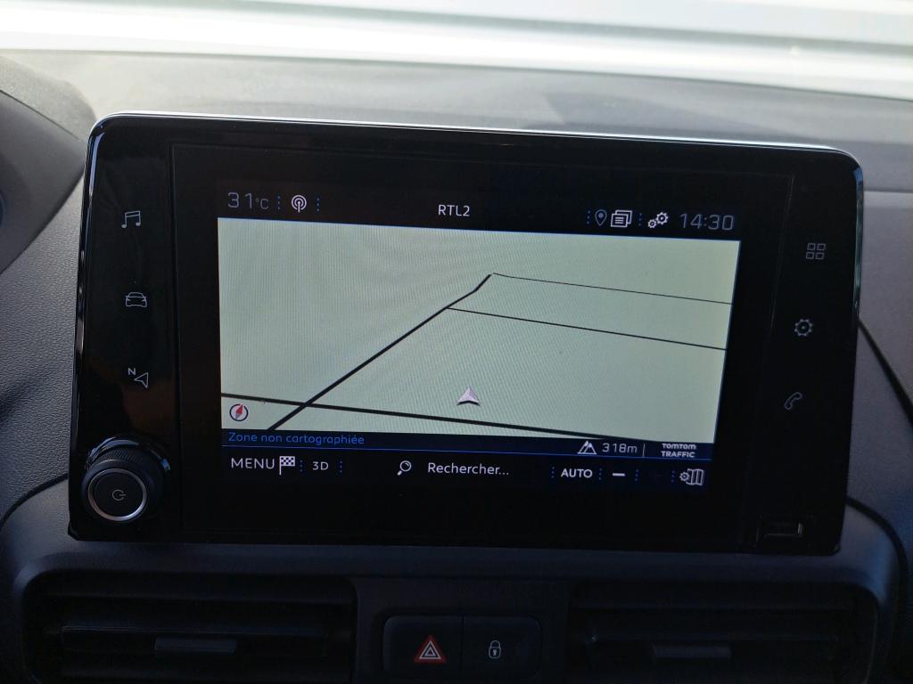 Peugeot PARTNER FOURGON STANDARD 650 KG BLUEHDI 100 S&S BVM5 ASPHALT 2021