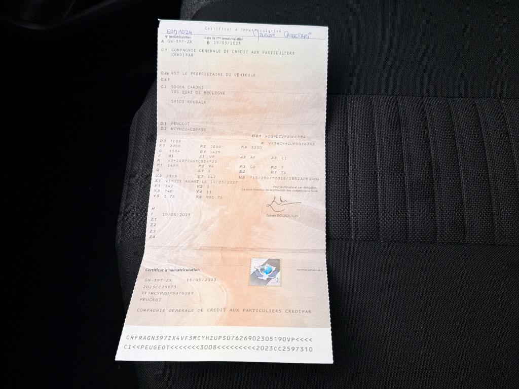 Peugeot 3008 BlueHDi 130ch S&S EAT8 Active Pack 2023