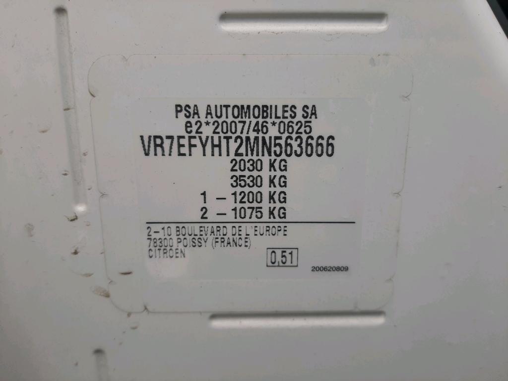 Citroen BERLINGO VAN M 650 BLUEHDI 100 S&S BVM6 CLUB 2022