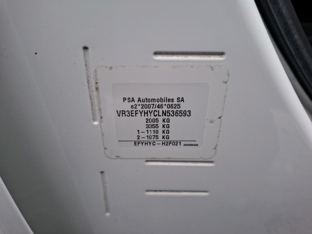 Peugeot PARTNER FOURGON STANDARD 650 KG BLUEHDI 100 S&S BVM5 PREMIUM 2020