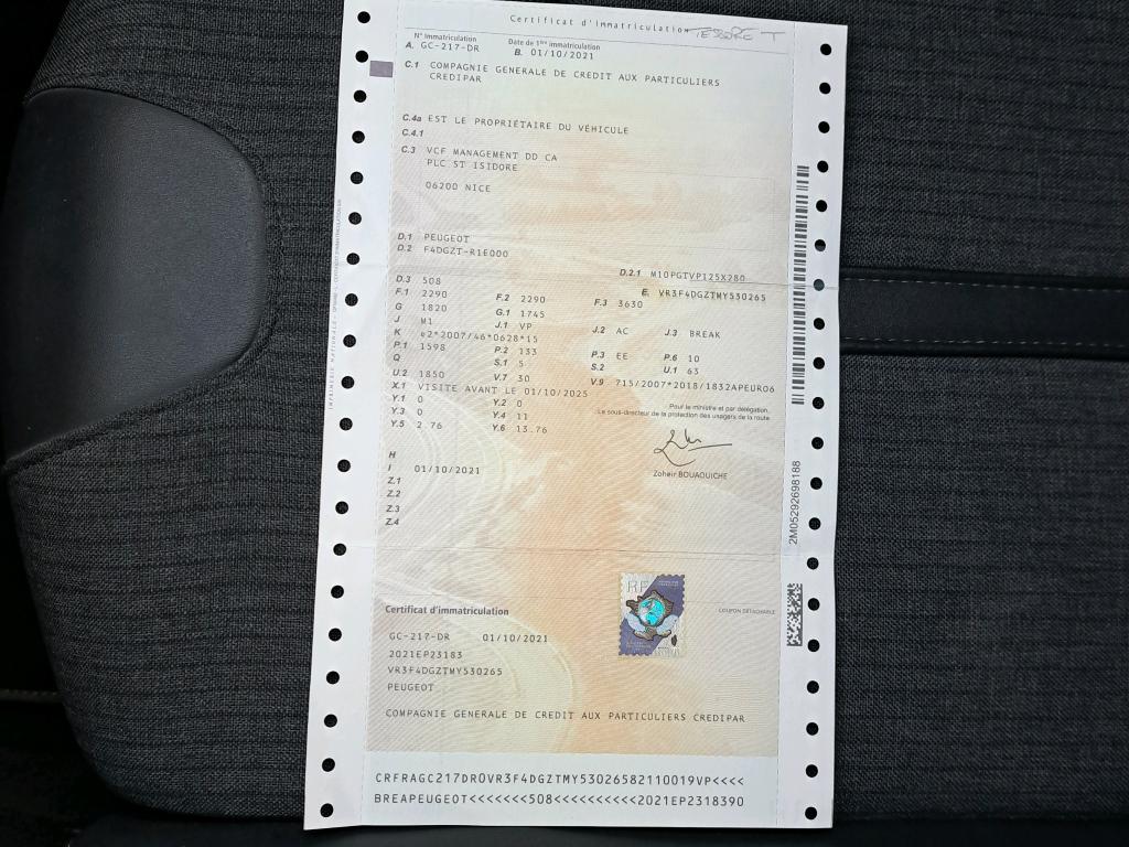 Peugeot 508 SW Hybrid 225 e-EAT8 Allure Pack 2021