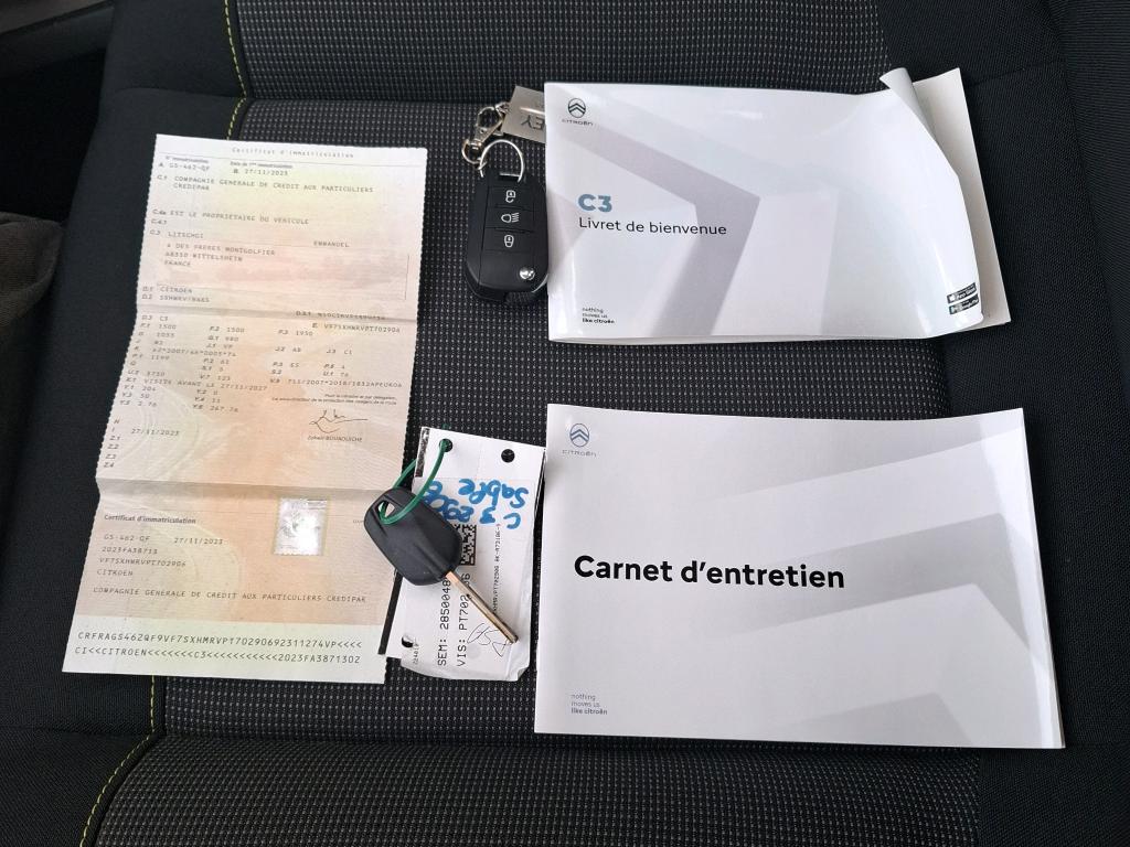 Citroen C3 PureTech 83 ch BVM5 You 2023