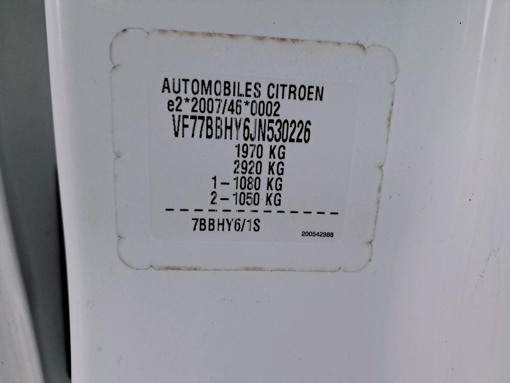 Citroen BERLINGO M BLUEHDI 100 S&S BUSINESS 2018