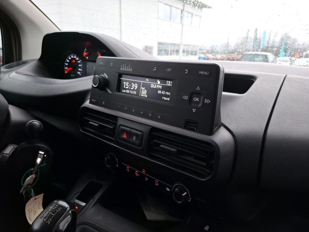 Peugeot PARTNER FOURGON STANDARD 650 KG BLUEHDI 100 S&S BVM5 PREMIUM 2020