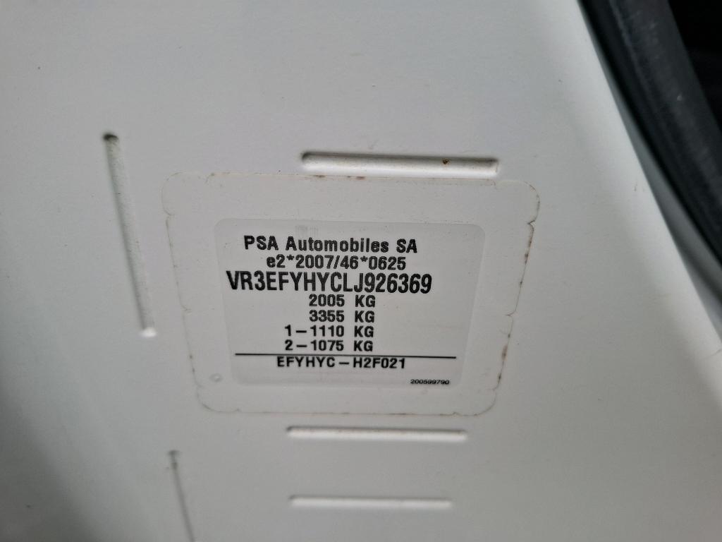 Peugeot PARTNER FOURGON STANDARD 650 KG BLUEHDI 100 S&S BVM5 PREMIUM 2020