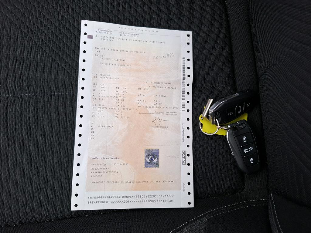Peugeot 308 SW PureTech 110ch S&S BVM6 Active Pack 2022