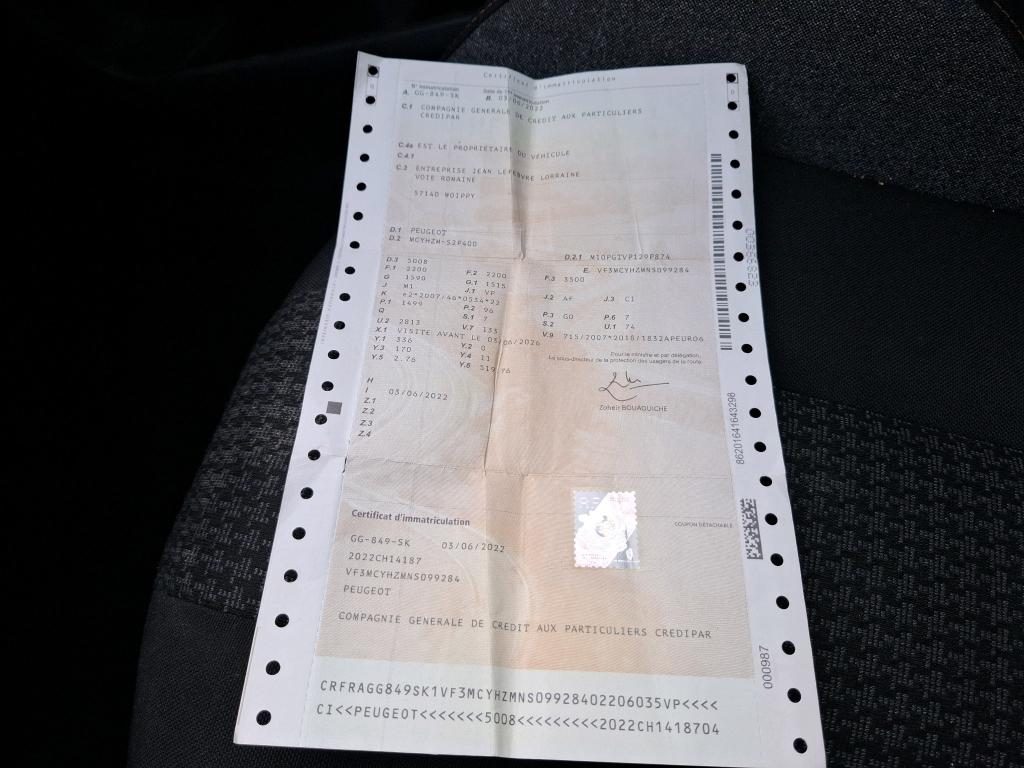 Peugeot 5008 BlueHDi 130ch S&S BVM6 Active Pack 2022