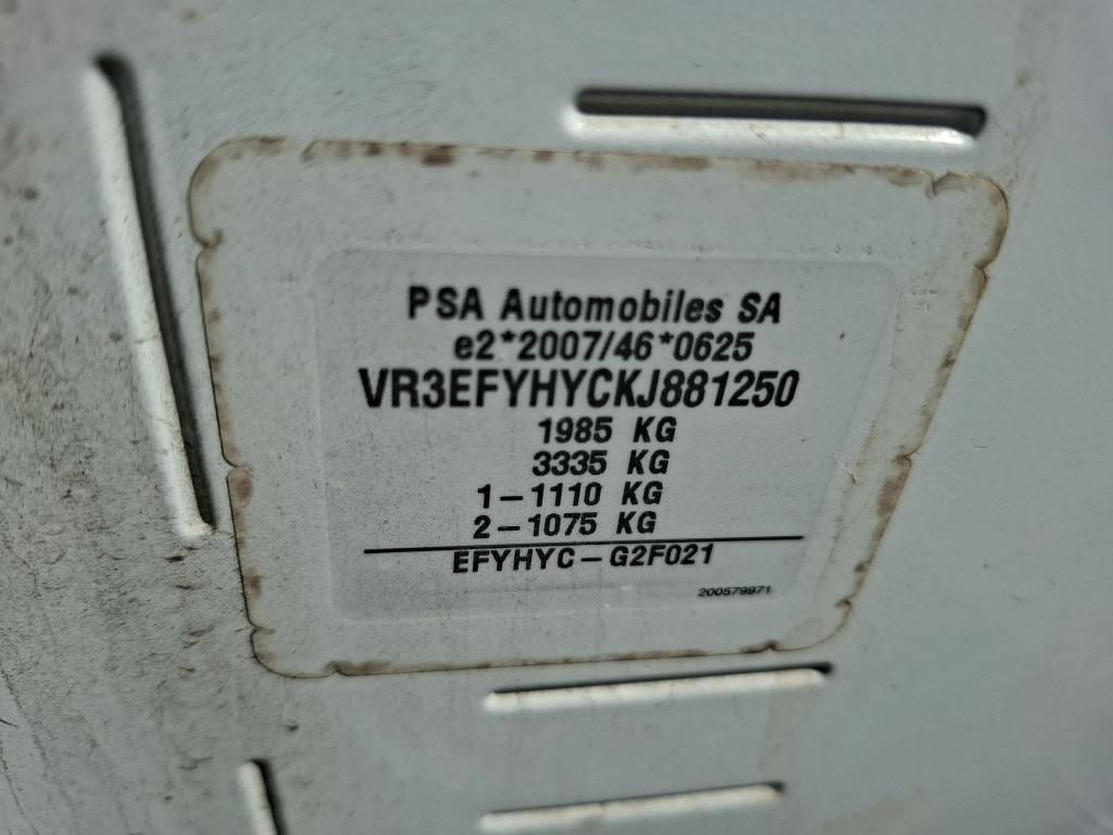 Peugeot PARTNER FOURGON STANDARD 650 KG BLUEHDI 100 S&S BVM5 PREMIUM 2019
