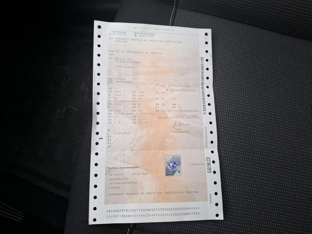 Citroen C3 PureTech 110 S&S BVM6 Shine 2023