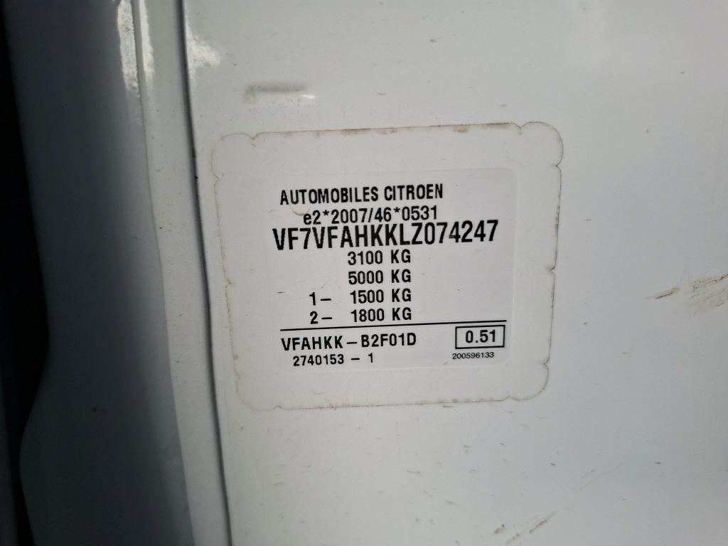 Citroen JUMPY FGN M BLUEHDI 120 S&S BVM6 CLUB 340 NM 2020