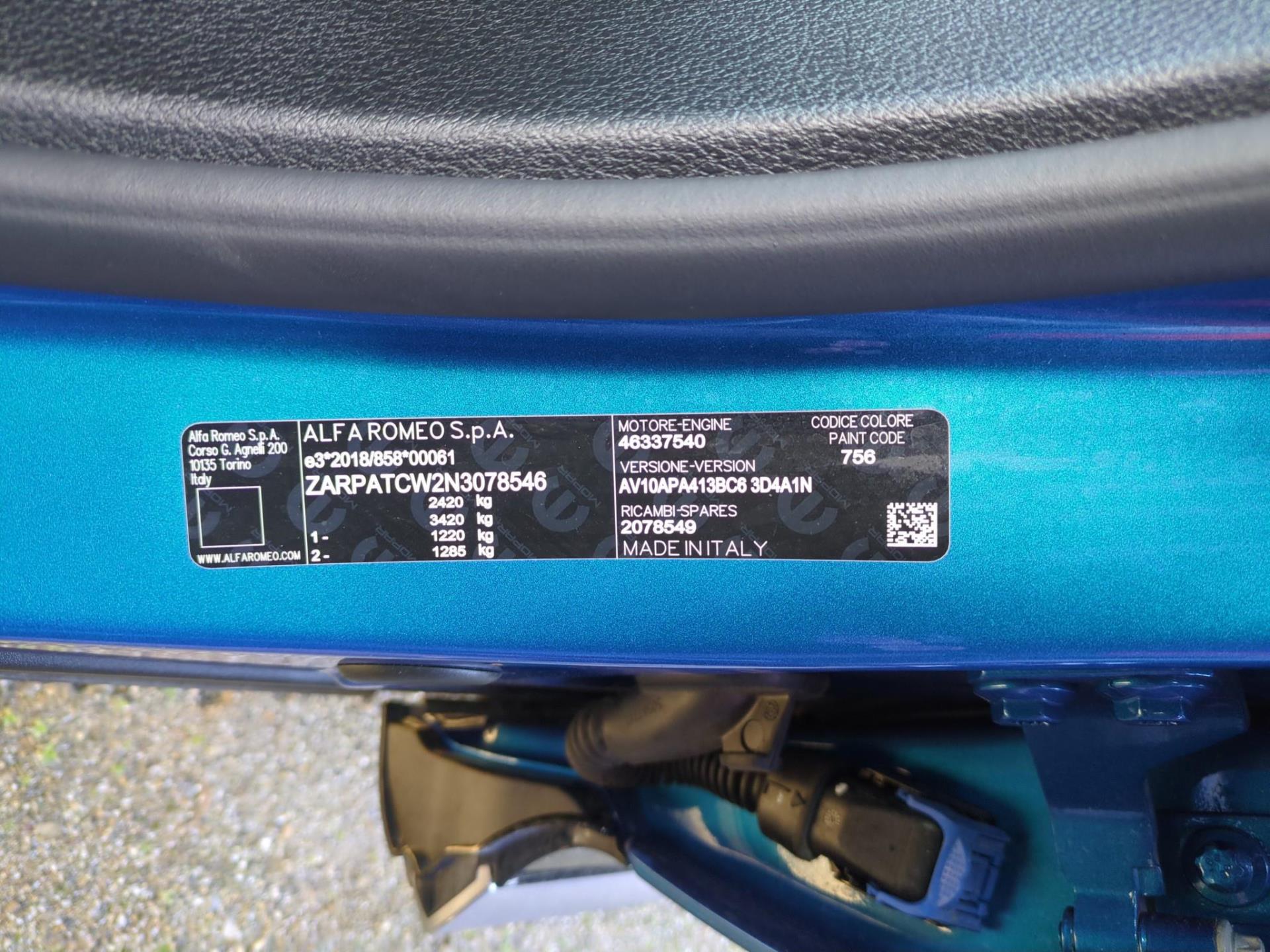 ALFA ROMEO Tonale 1.3 Hybride Rechargeable PHEV 280ch AT6 Q4 Ti 2024
