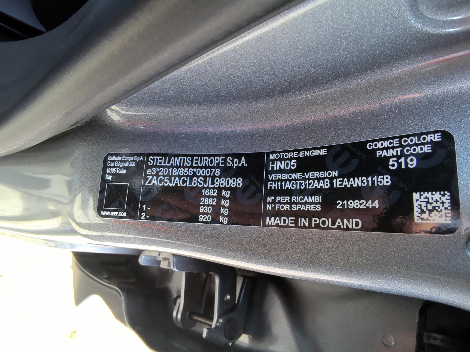 JEEP Avenger 1.2 Turbo T3 100 ch Summit 2025