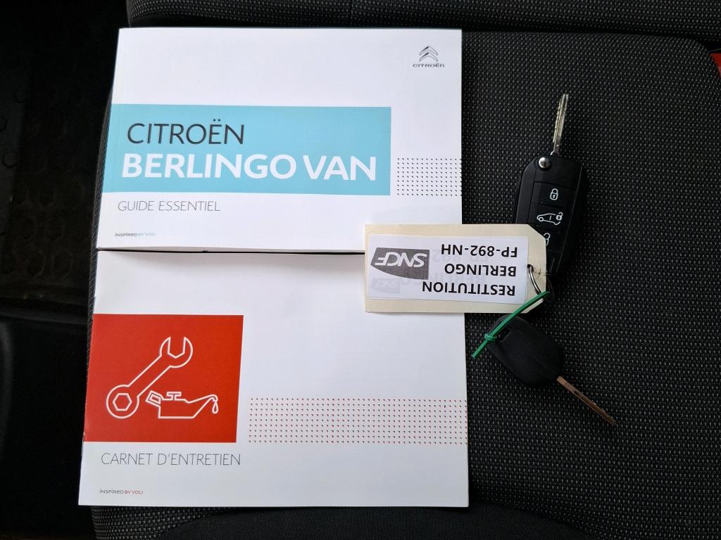 Citroen BERLINGO VAN M 650 BLUEHDI 100 S&S BVM5 CLUB 2020