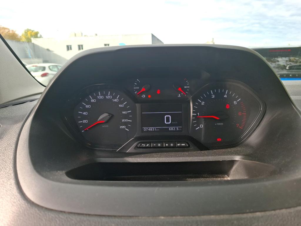 Peugeot PARTNER FOURGON STANDARD 650 KG BLUEHDI 100 S&S BVM6 ASPHALT 2022