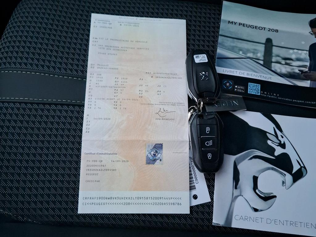 Peugeot 208 Electrique 50 kWh 136ch GT Line 2020