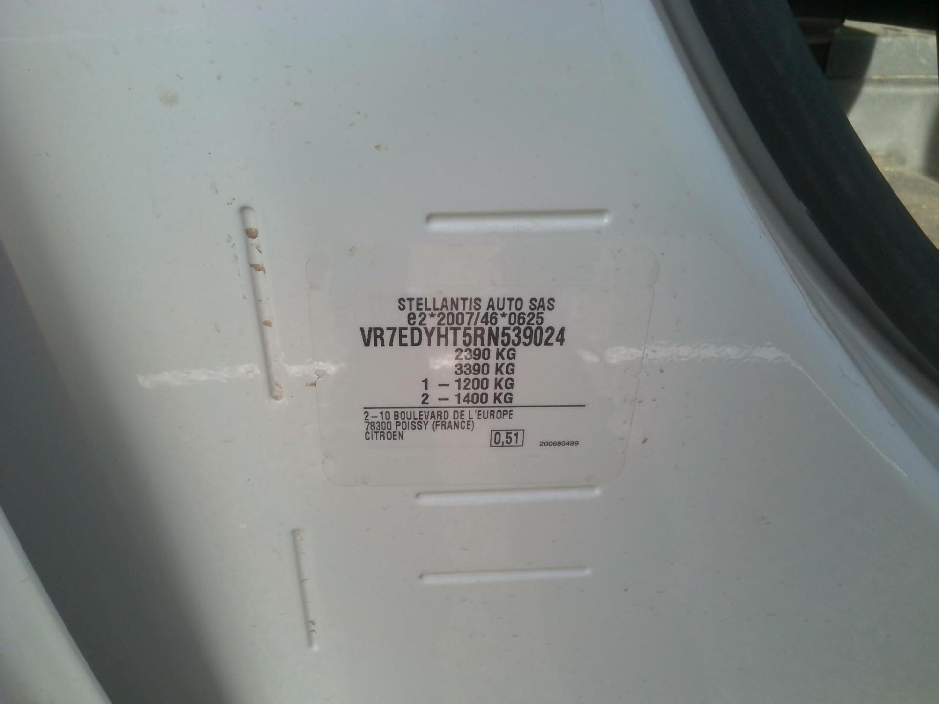 Citroen BERLINGO VAN TAILLE M 1000KG BLUEHDI 100 S&S BVM6 2024