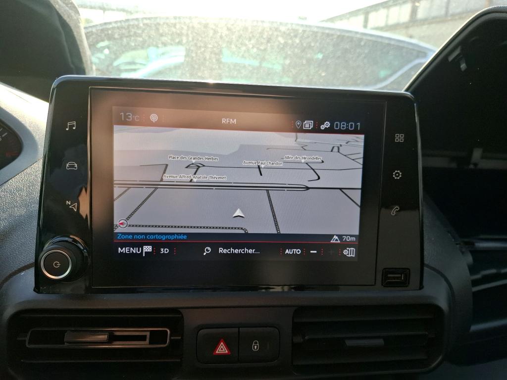 Peugeot PARTNER FOURGON STANDARD 650 KG BLUEHDI 100 S&S BVM5 ASPHALT 2020