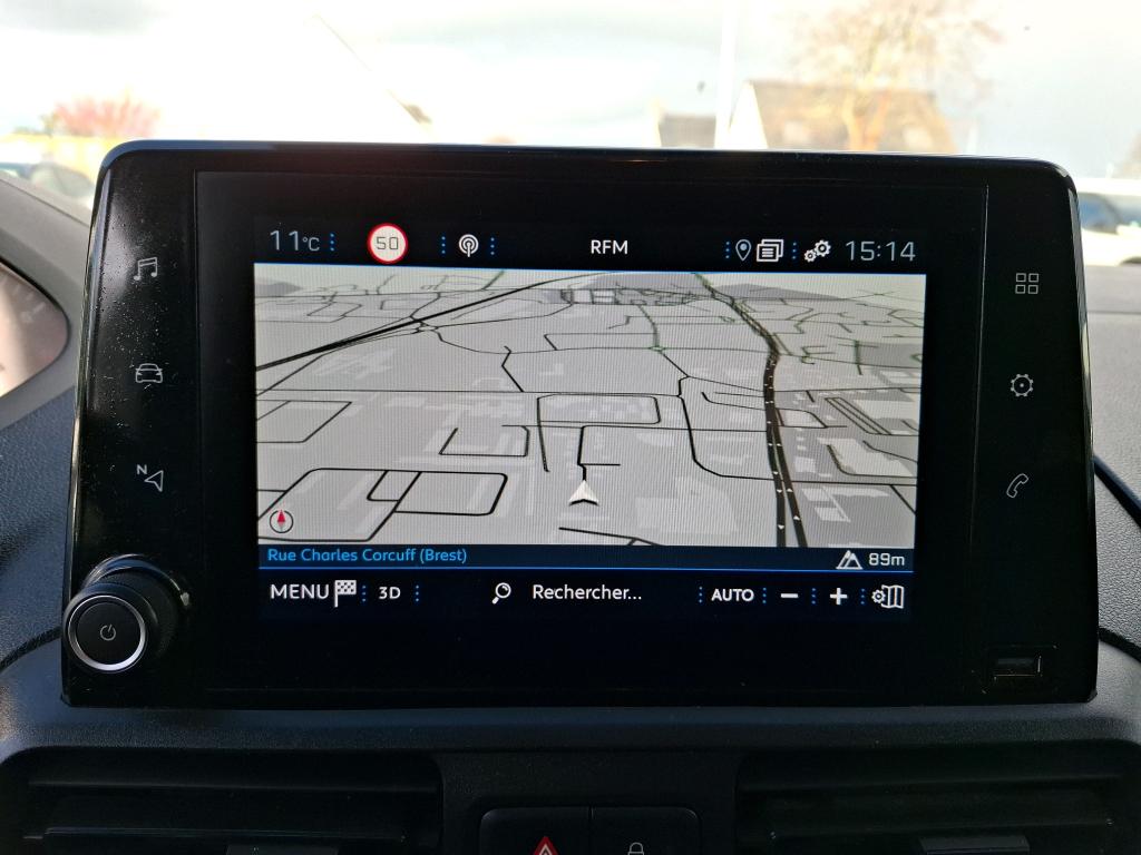 Peugeot PARTNER FOURGON STANDARD 650 KG BLUEHDI 100 S&S BVM5 PREMIUM 2021