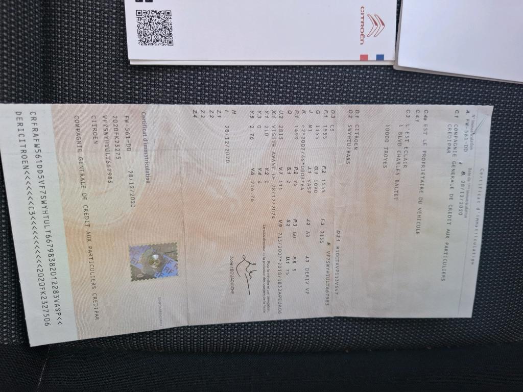 Citroen C3 BlueHDi 100 S&S BVM6 Feel 2020