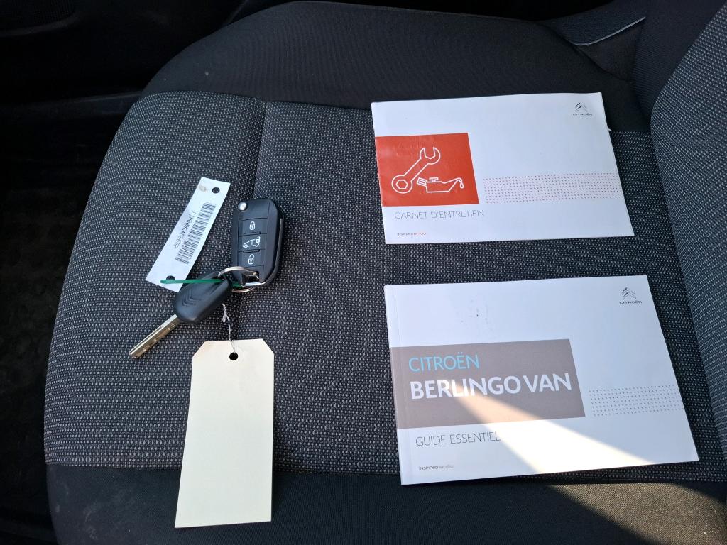 Citroen BERLINGO VAN M 650 BLUEHDI 100 S&S CLUB 2019