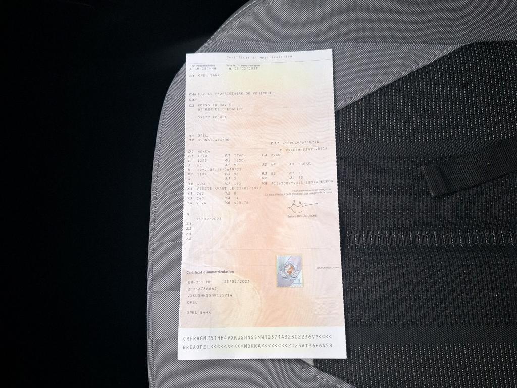 Opel Mokka 1.2 Turbo 130 ch BVA8 Elegance Business 2023