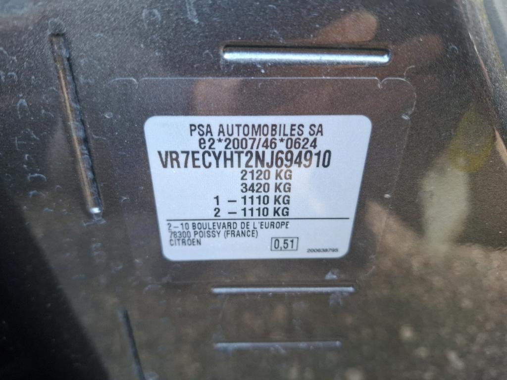 Citroen Berlingo Taille M BlueHDi 100 S&S BVM6 Feel 2022