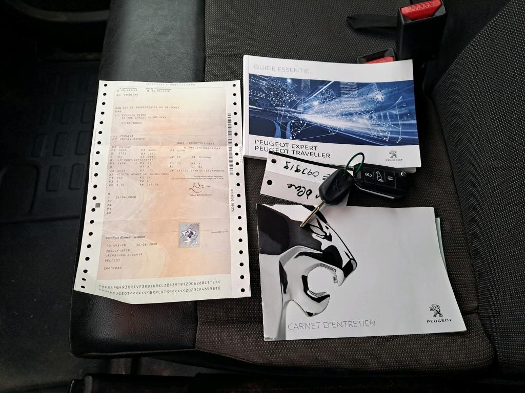 Peugeot EXPERT FGN TOLE STANDARD BLUEHDI 100 S&S BVM6 PREMIUM 2020