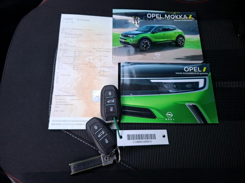 Opel Mokka Electrique 136 ch & Batterie 50 kWh Elegance Business 2022