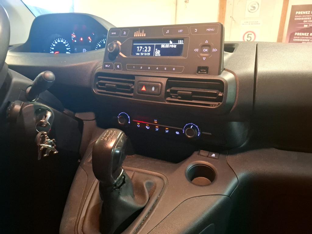 Peugeot PARTNER FOURGON STANDARD 650 KG BLUEHDI 100 S&S BVM5 PREMIUM 2019