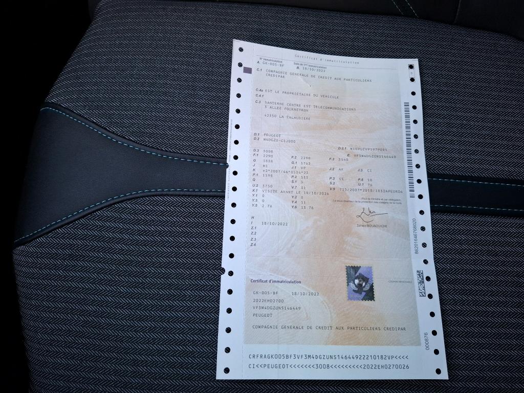 Peugeot 3008 Hybrid 225 e-EAT8 Allure Pack 2022