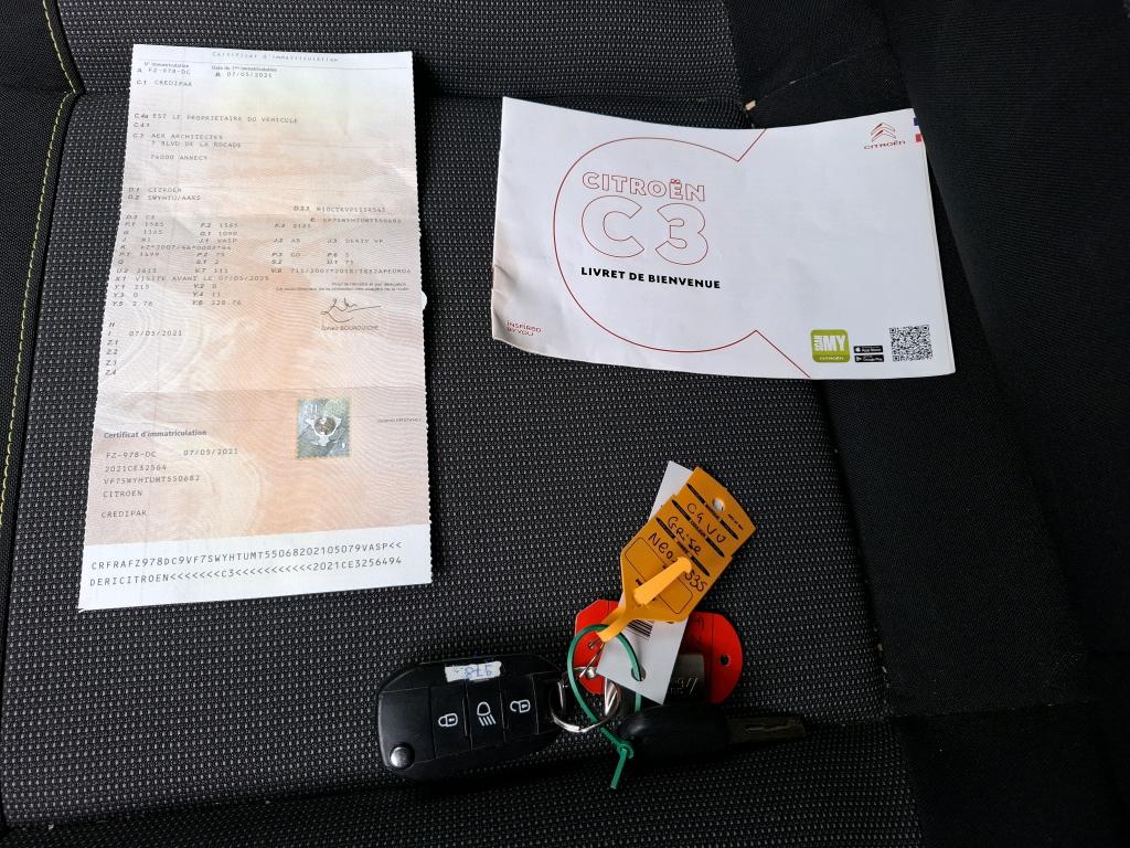 Citroen C3 SOCIETE BLUEHDI 100 S&S BVM6 FEEL NAV 2021