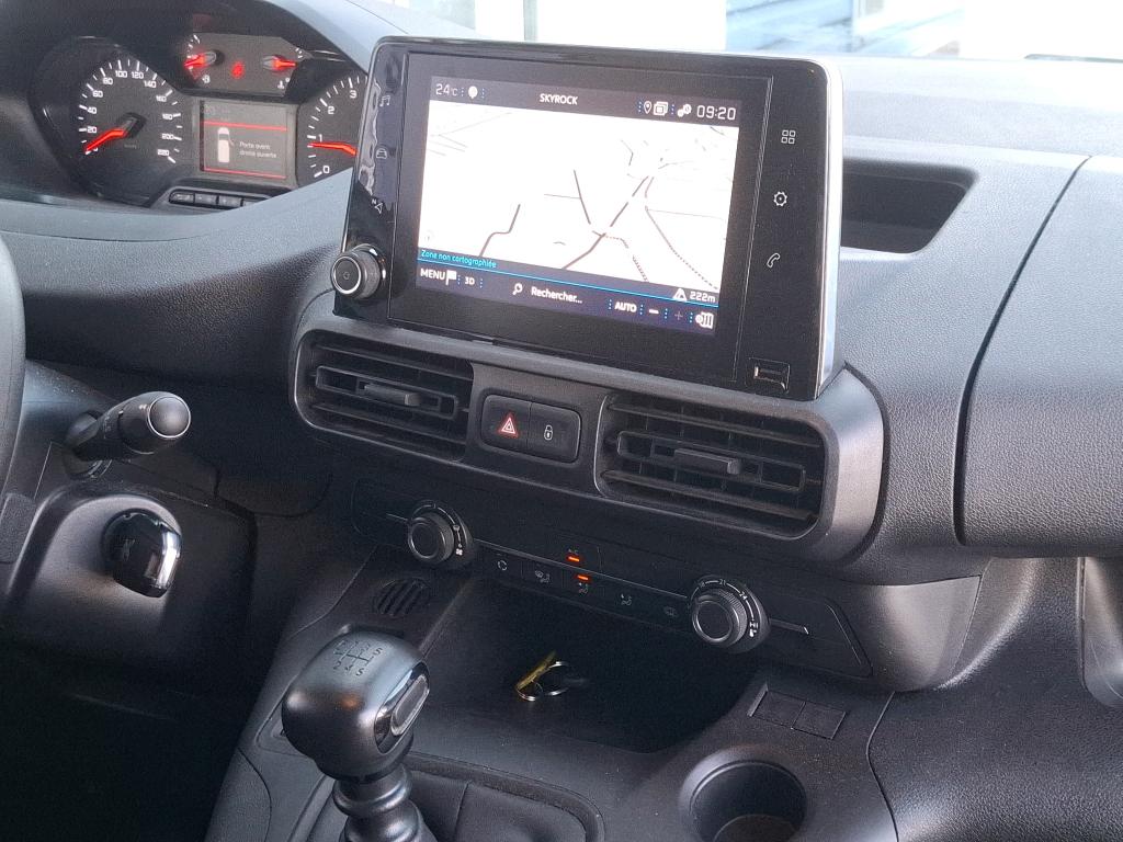 Peugeot PARTNER FOURGON STANDARD 650 KG BLUEHDI 100 S&S BVM6 ASPHALT 2022