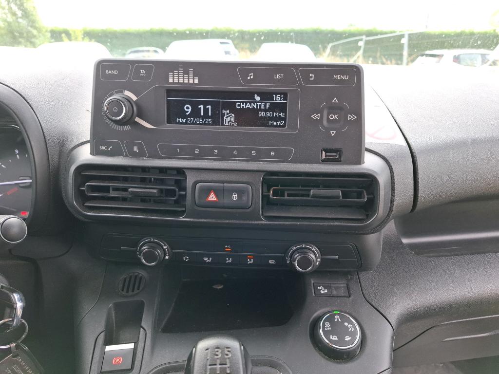 Citroen BERLINGO VAN M 650 BLUEHDI 100 S&S CLUB 2019