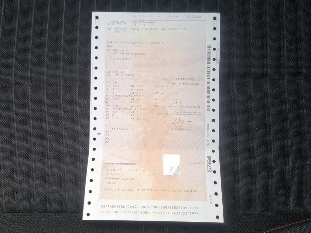 Peugeot 208 PureTech 100 S&S BVM6 Active Pack 2023