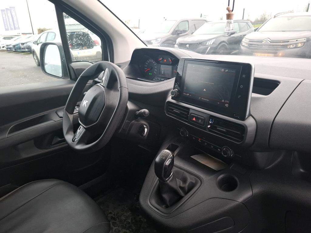 Peugeot PARTNER FOURGON STANDARD 650 KG BLUEHDI 100 S&S BVM5 ASPHALT 2021