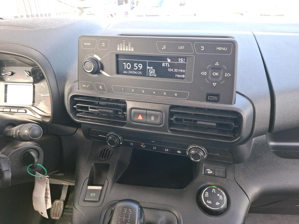 Citroen BERLINGO VAN M 650 BLUEHDI 100 S&S CLUB 2019