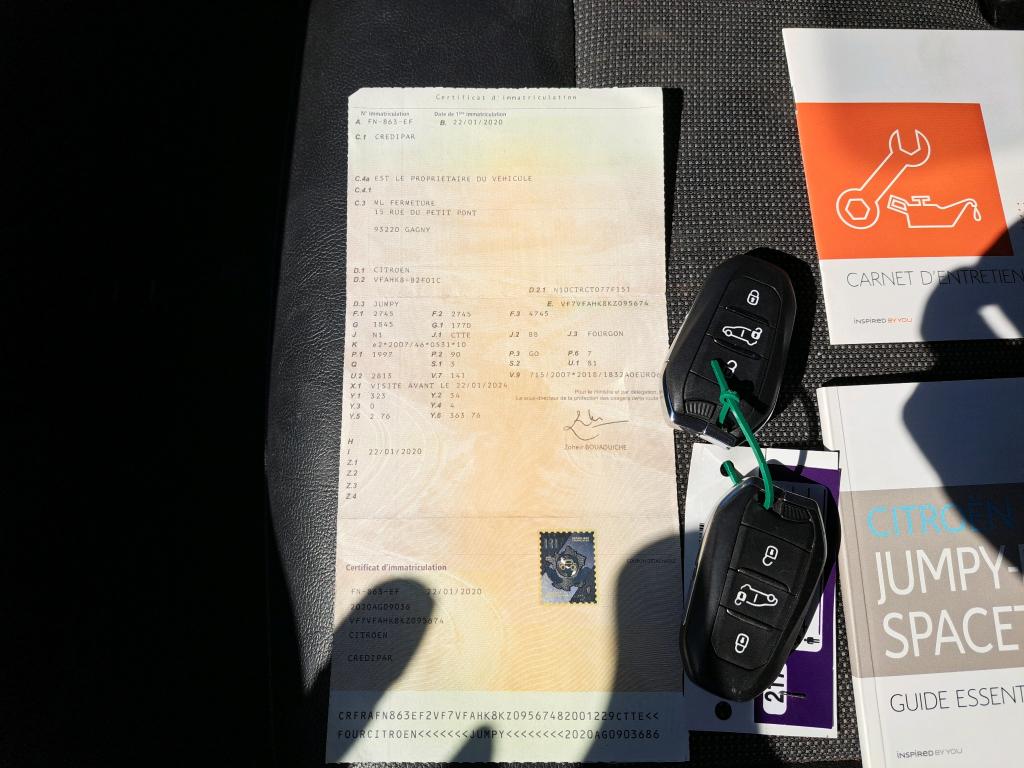 Citroen JUMPY FGN M BLUEHDI 120 S&S EAT8 DRIVER 2020