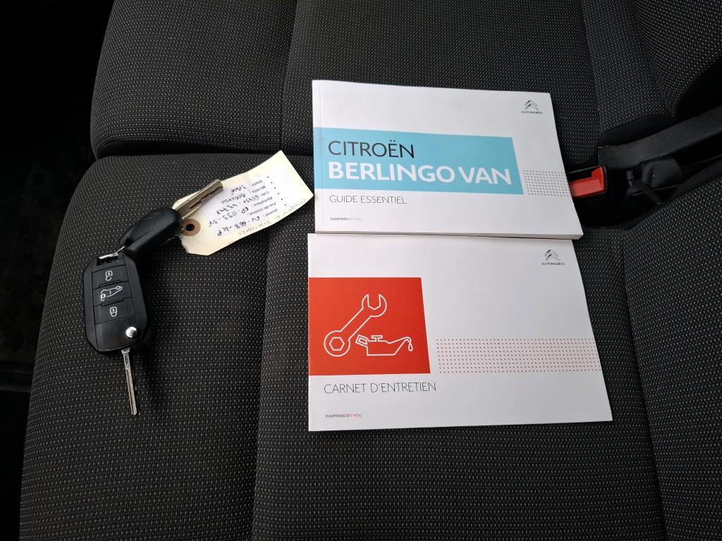 Citroen BERLINGO VAN M 650 BLUEHDI 100 S&S BVM5 CLUB 2020