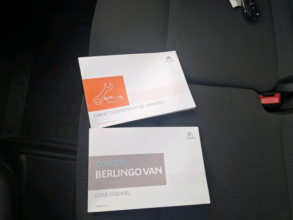Citroen BERLINGO VAN M 650 BLUEHDI 100 S&S CLUB 2019