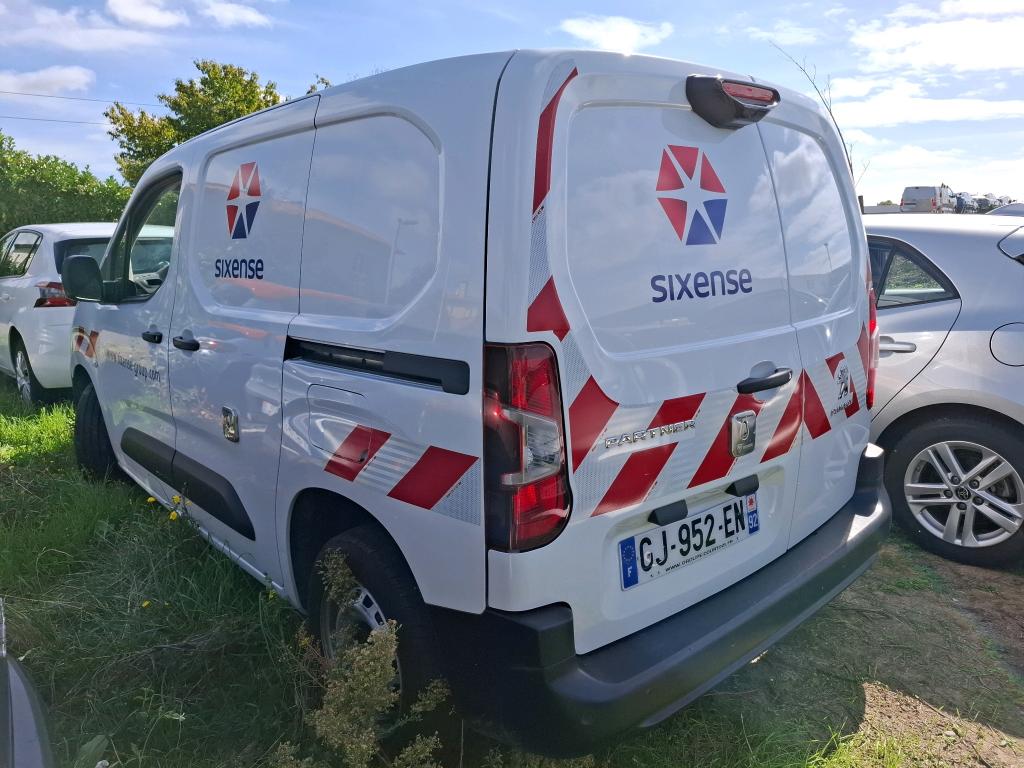 Peugeot PARTNER FOURGON STANDARD 650 KG BLUEHDI 100 S&S BVM6 ASPHALT 2022