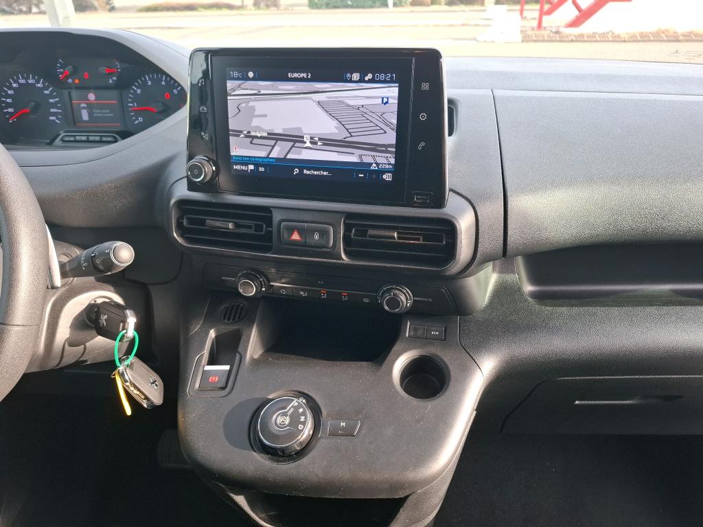 Peugeot PARTNER FOURGON STANDARD 650 KG BLUEHDI 130 S&S EAT8 ASPHALT 2022