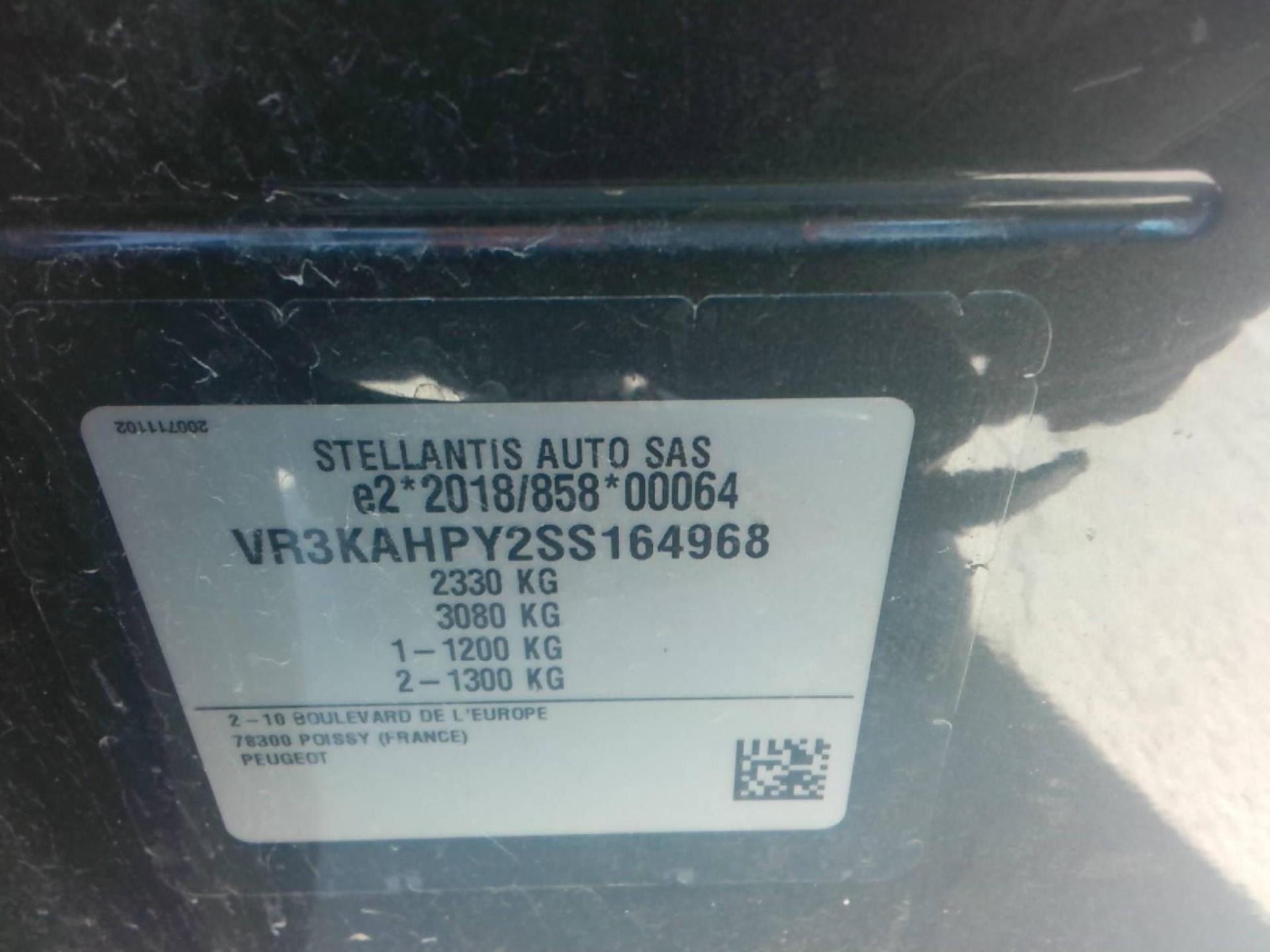 Peugeot 5008 Hybrid 145 ch e-DCS6 GT 2025