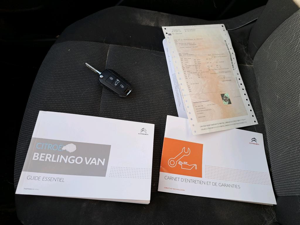 Citroen BERLINGO VAN M 650 BLUEHDI 100 S&S DRIVER 2019