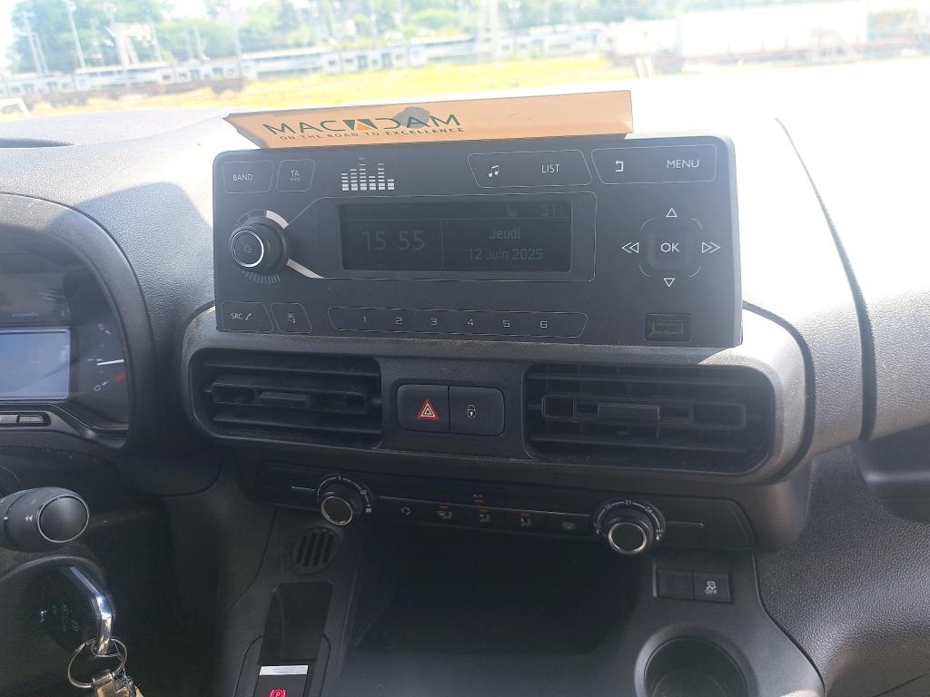 Citroen BERLINGO VAN M 650 BLUEHDI 100 S&S CLUB 2019