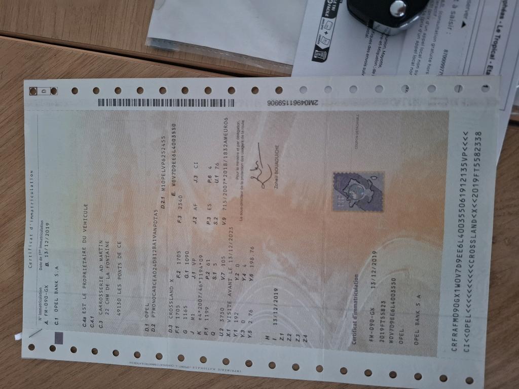 Opel Crossland X 1.2 83 ch Edition 2019